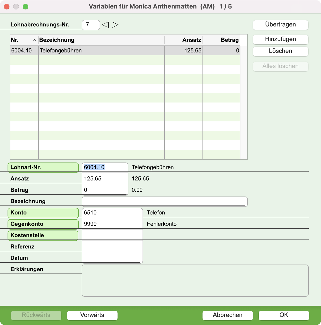 Wie generiert man die Lohnabrechnungen ? - OM-BM Knowledge Base